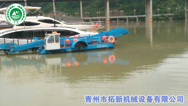 销往河北割草船【工作视频】